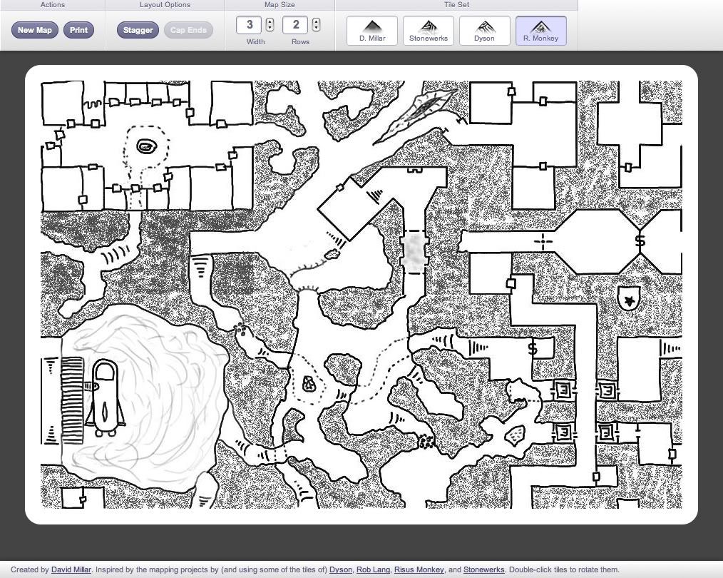 Dave’s Mapper y Adventure Generator, dos mapeadores aleatorios gratuitos