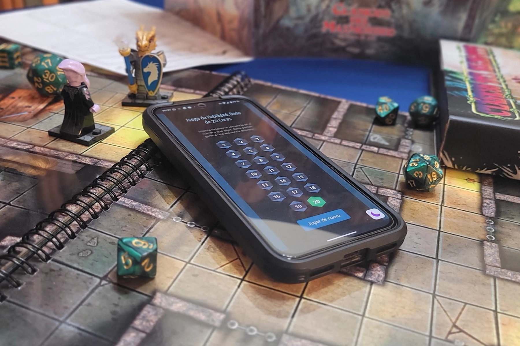 Minijuegos de habilidad en lugar de tiradas de dado